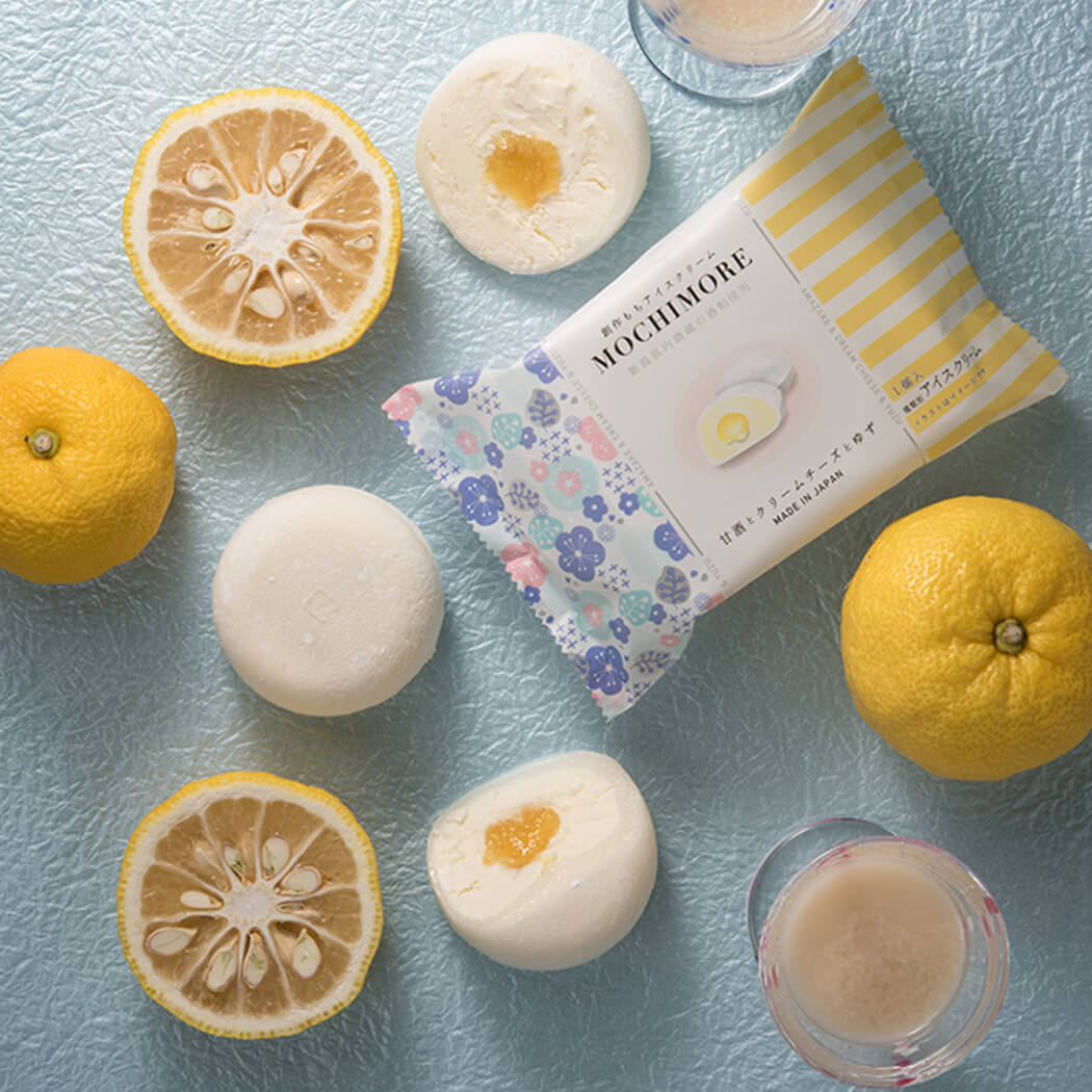 Mochimore 甘酒とクリームチーズとゆず Daiichi Select モナカアイスのお取り寄せ 送料無料 Iceplantze みもな Mochimore
